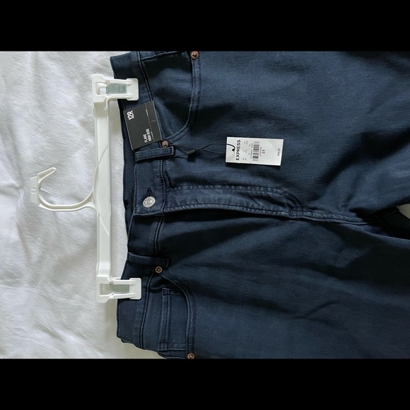 NEW Express High Waist Flare Jeans - Picture 2 of 9